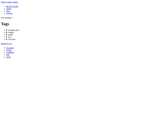 tags screenshot