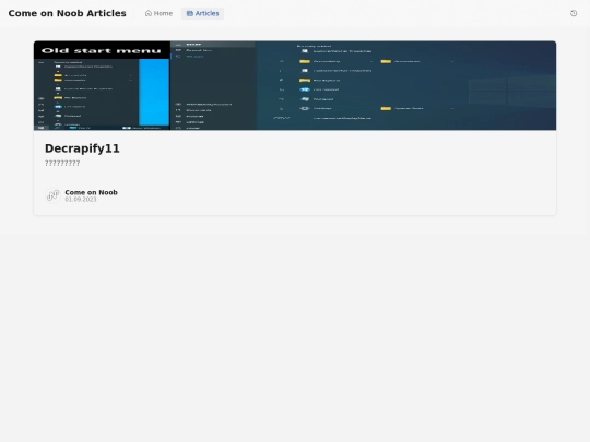 articles screenshot