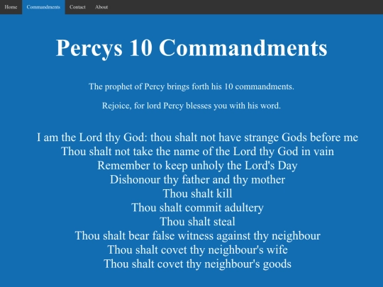 commandments screenshot