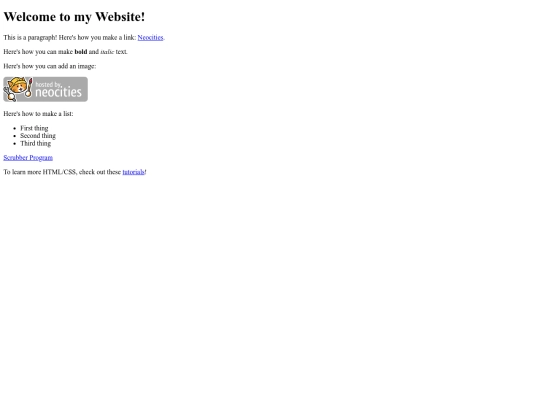 index screenshot
