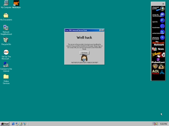 error/500 screenshot