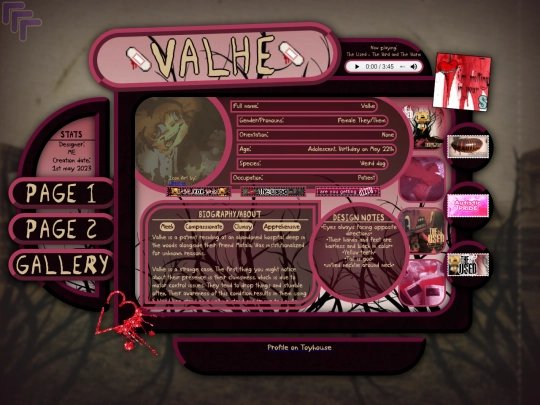 ocs/valhe/valhepage screenshot