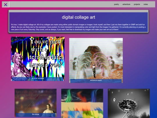 collages screenshot