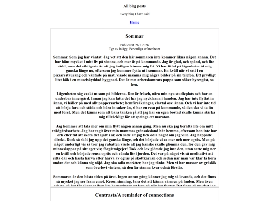 blog screenshot