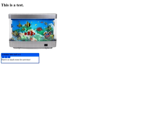 test screenshot