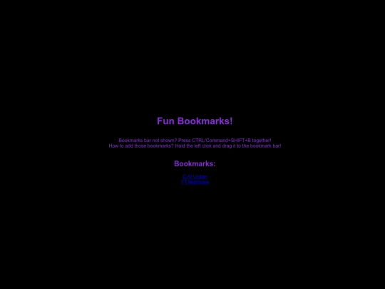 bookmarks screenshot