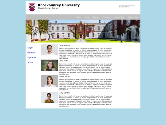 campus-chat screenshot