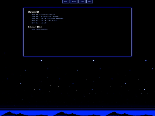 blog screenshot