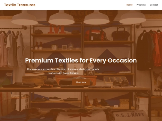 E Commerce Site screenshot