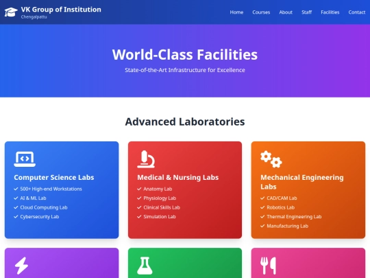 vk groups/facilities screenshot