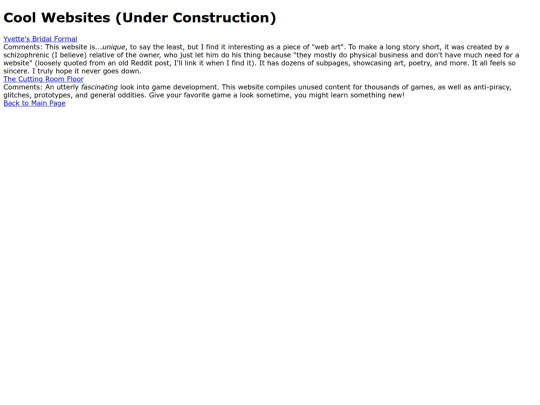 coolwebsites screenshot