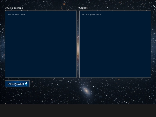 shuffler screenshot