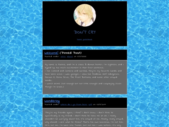 blog screenshot