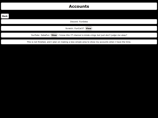 Pages/accounts-simple screenshot
