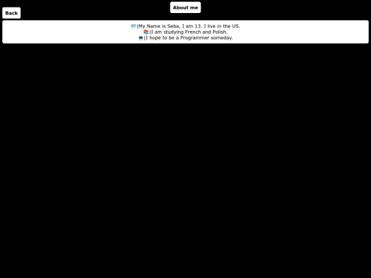 aboutme screenshot