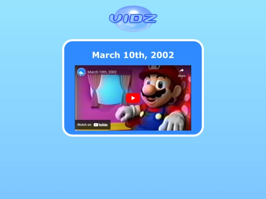 vidz/3_10_2002 screenshot