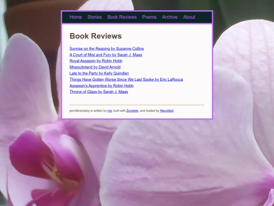 book_reviews screenshot