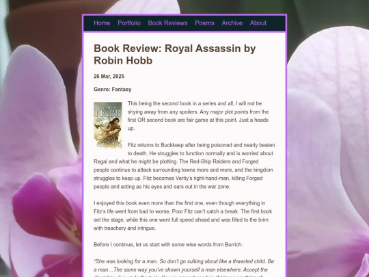 posts/2025-03-26-Book-Review-for-Royal-Assassin screenshot