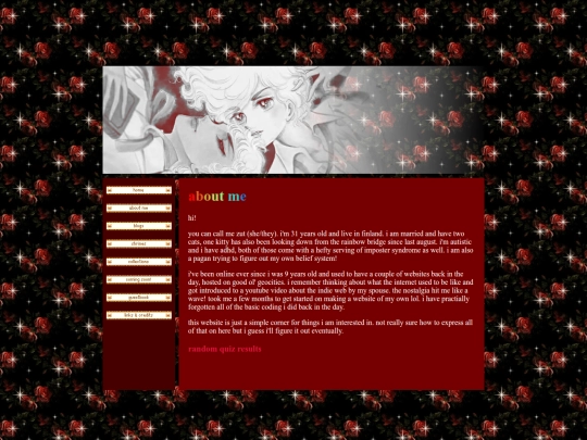 aboutme screenshot
