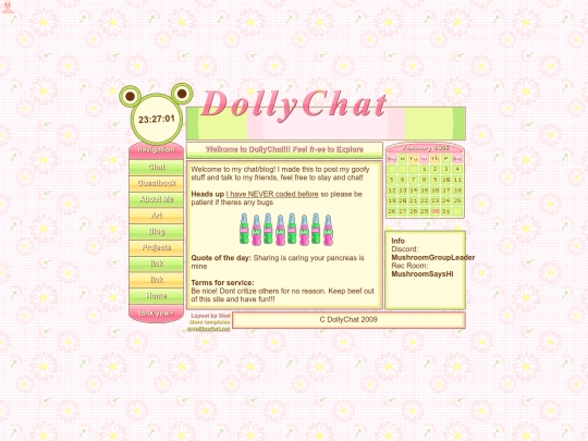 links screenshot