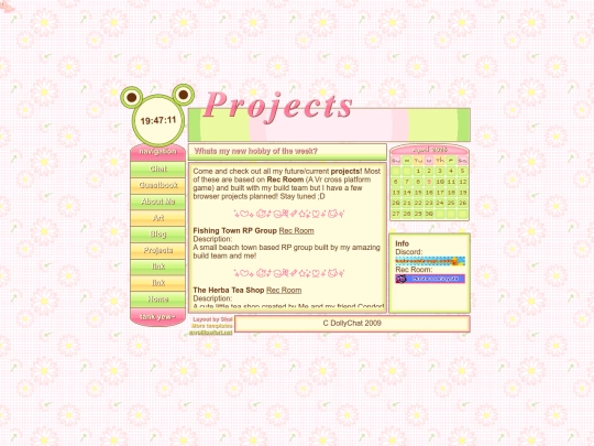 projects screenshot