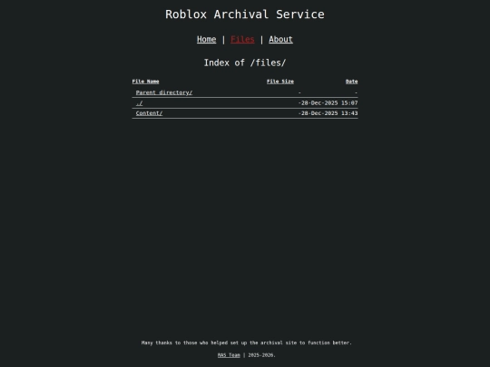 files screenshot