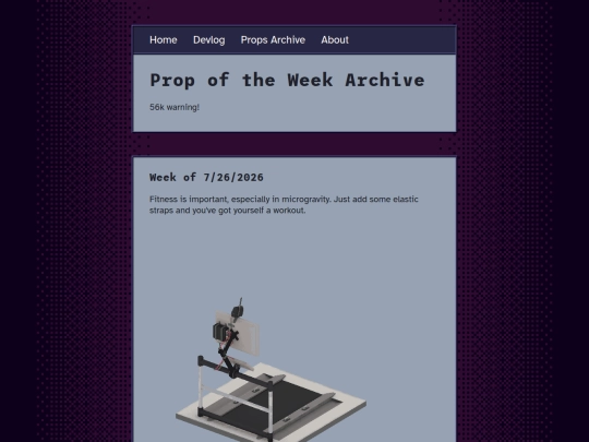 Props screenshot