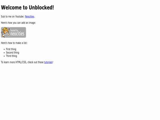 index screenshot
