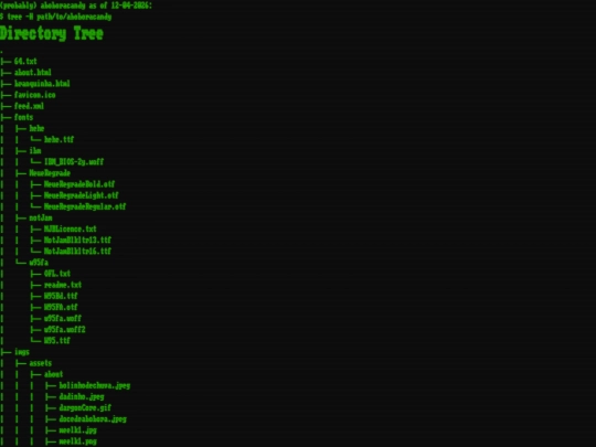 sitemap screenshot