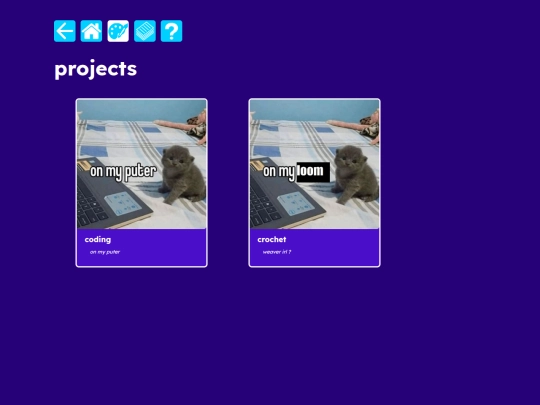 projects screenshot