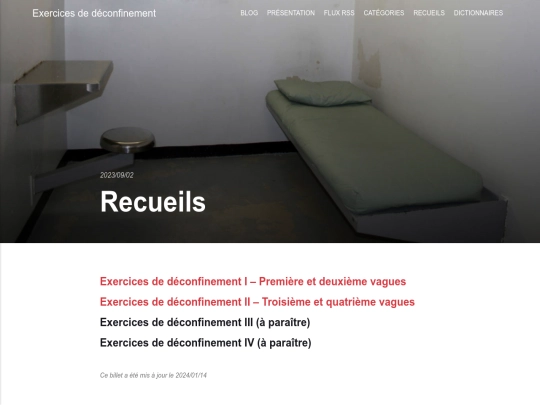 recueils screenshot