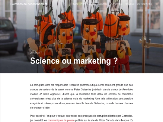 science-ou-marketing screenshot