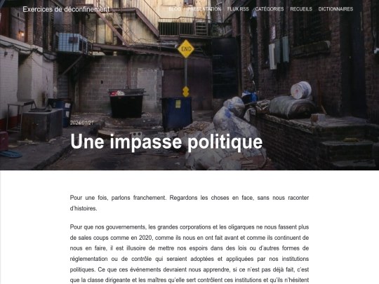 une-impasse-politique screenshot