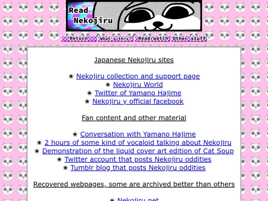 links screenshot