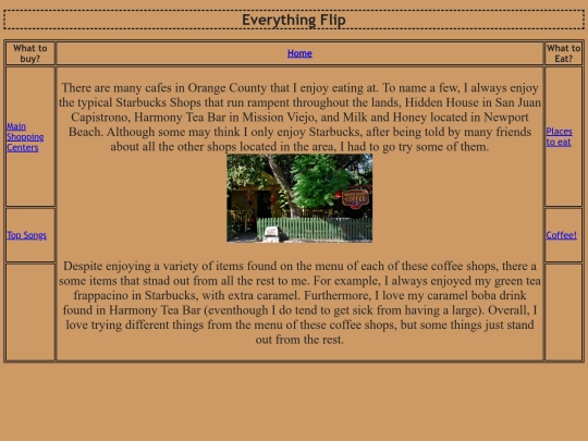 coffee screenshot