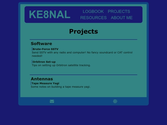 projects screenshot