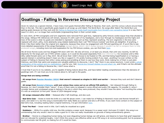 goatlings/fallinginreverse screenshot