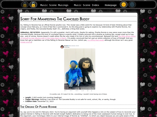 musicscene/musings/canceledbuddy screenshot