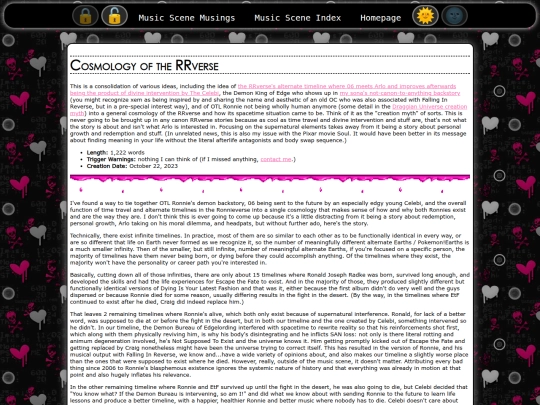 musicscene/musings/cosmology screenshot