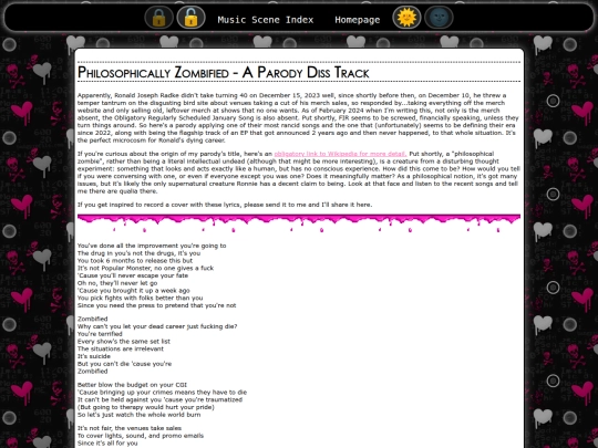 musicscene/philosophicallyzombified screenshot