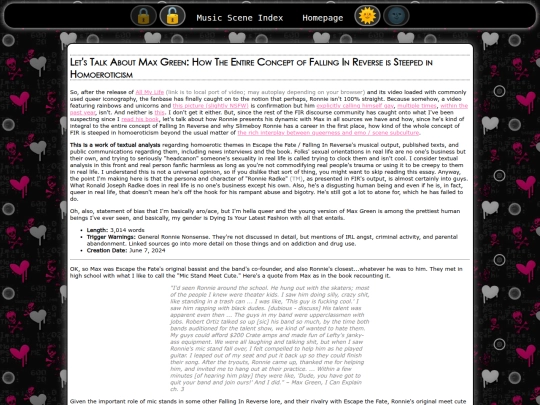 musicscene/ronniegay screenshot