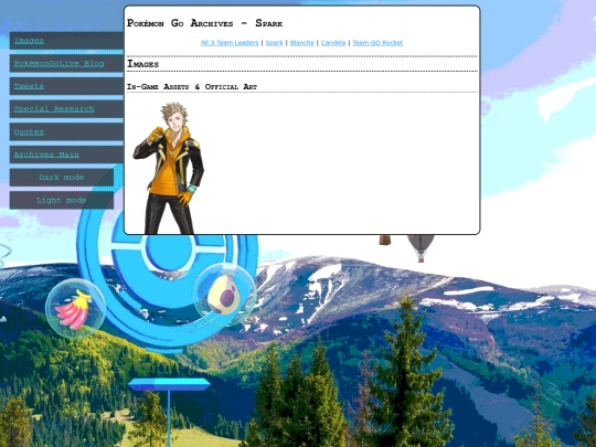 pkgoarchives/spark screenshot