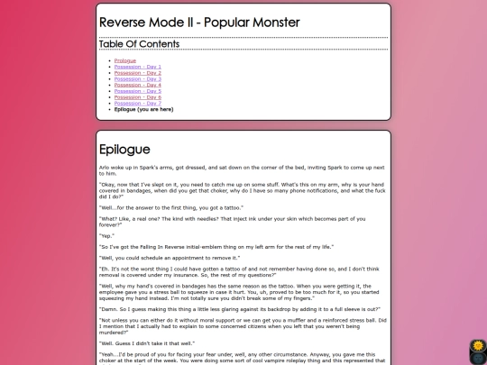 reversemodeii/epilogue screenshot
