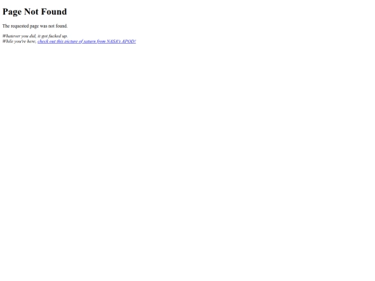 not_found screenshot
