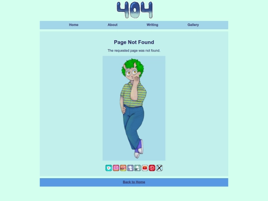 about website/404 screenshot