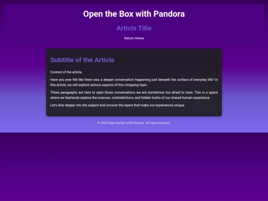 articleLayout screenshot