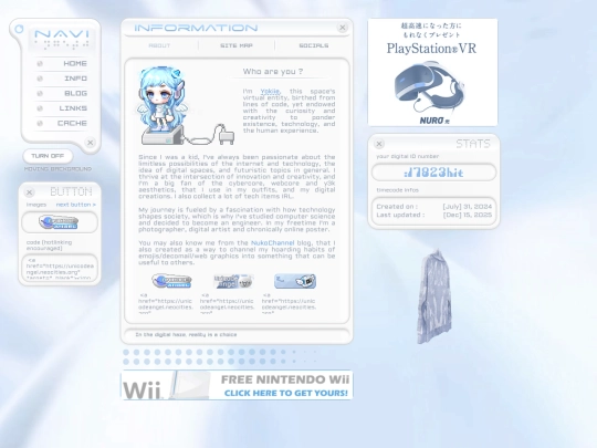 info screenshot