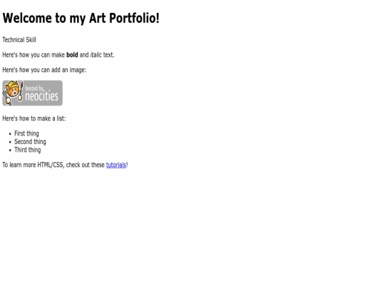 index screenshot