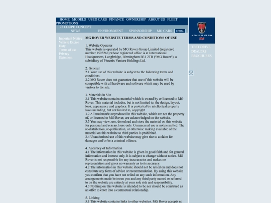 Rover_UK/RoverUK_TermsofService screenshot