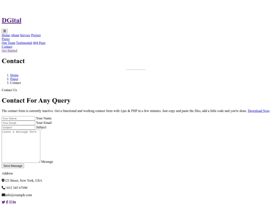 contact screenshot